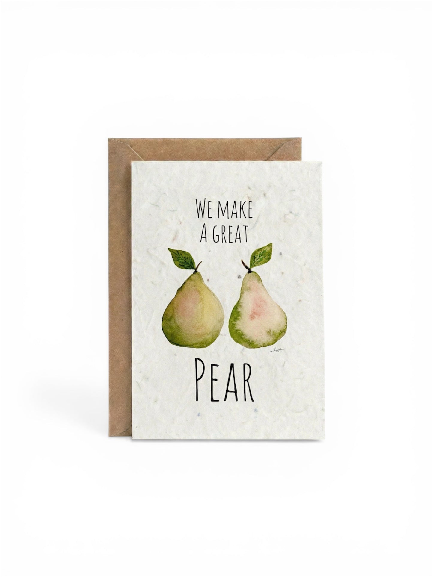 Plantable Seed Card Pear Love