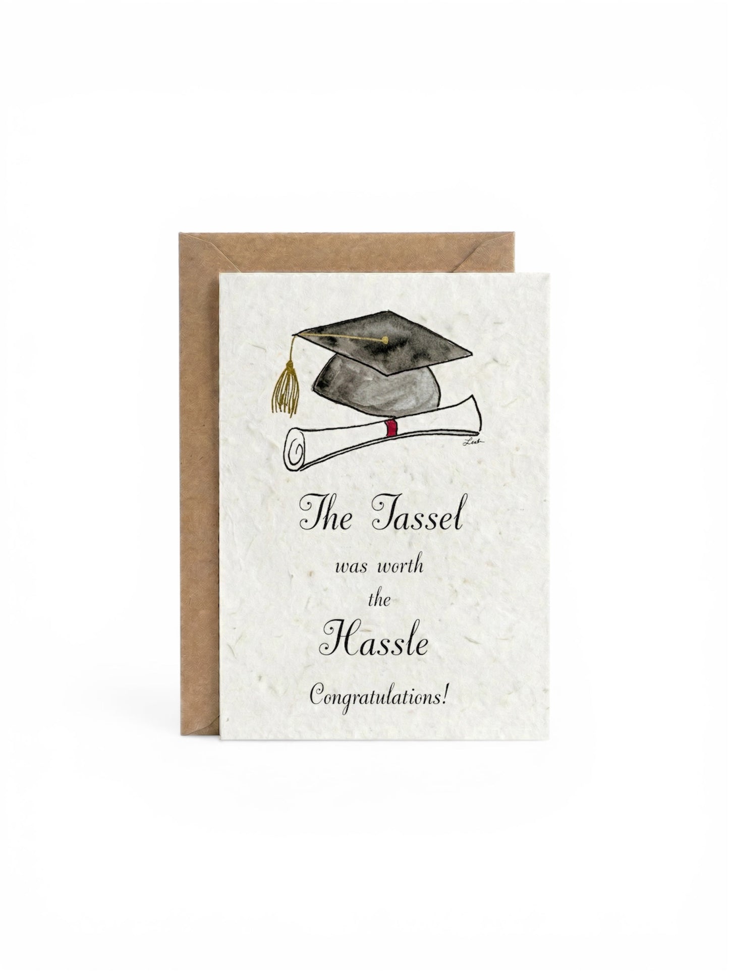Plantable Seed Card Graduation Tassel