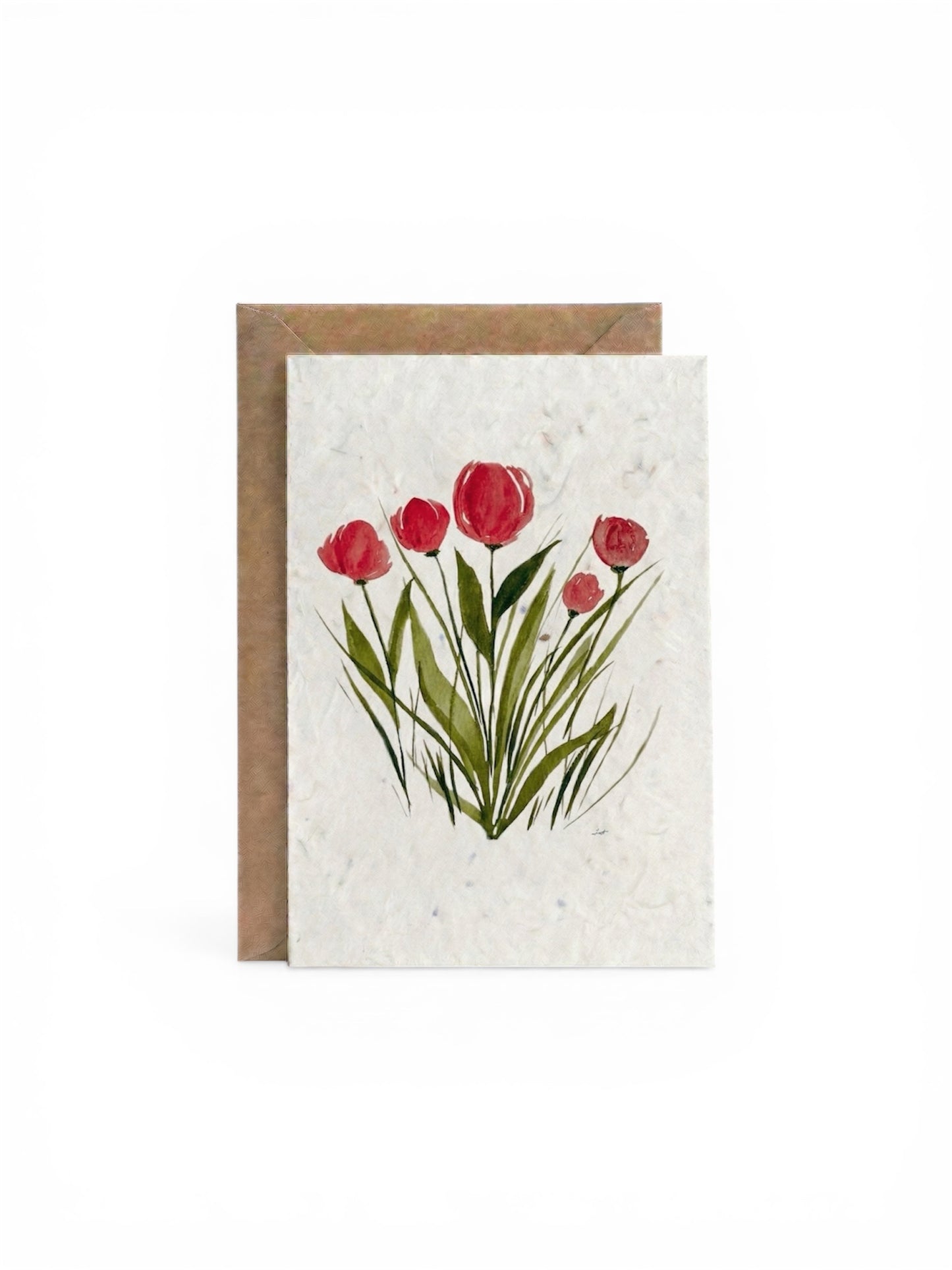 Plantable Seed Card Flower Tulips