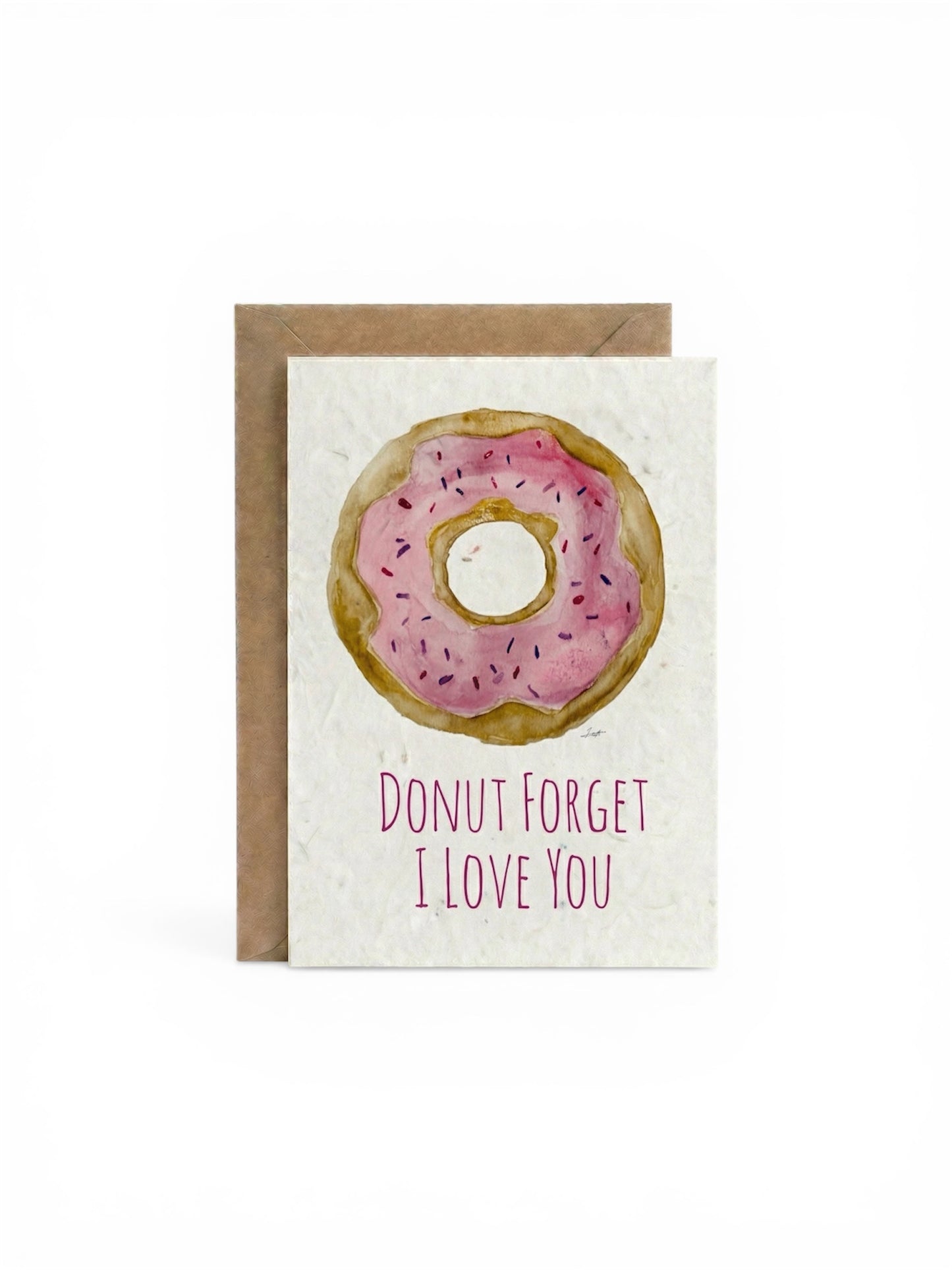 Plantable Seed Card Donut Love