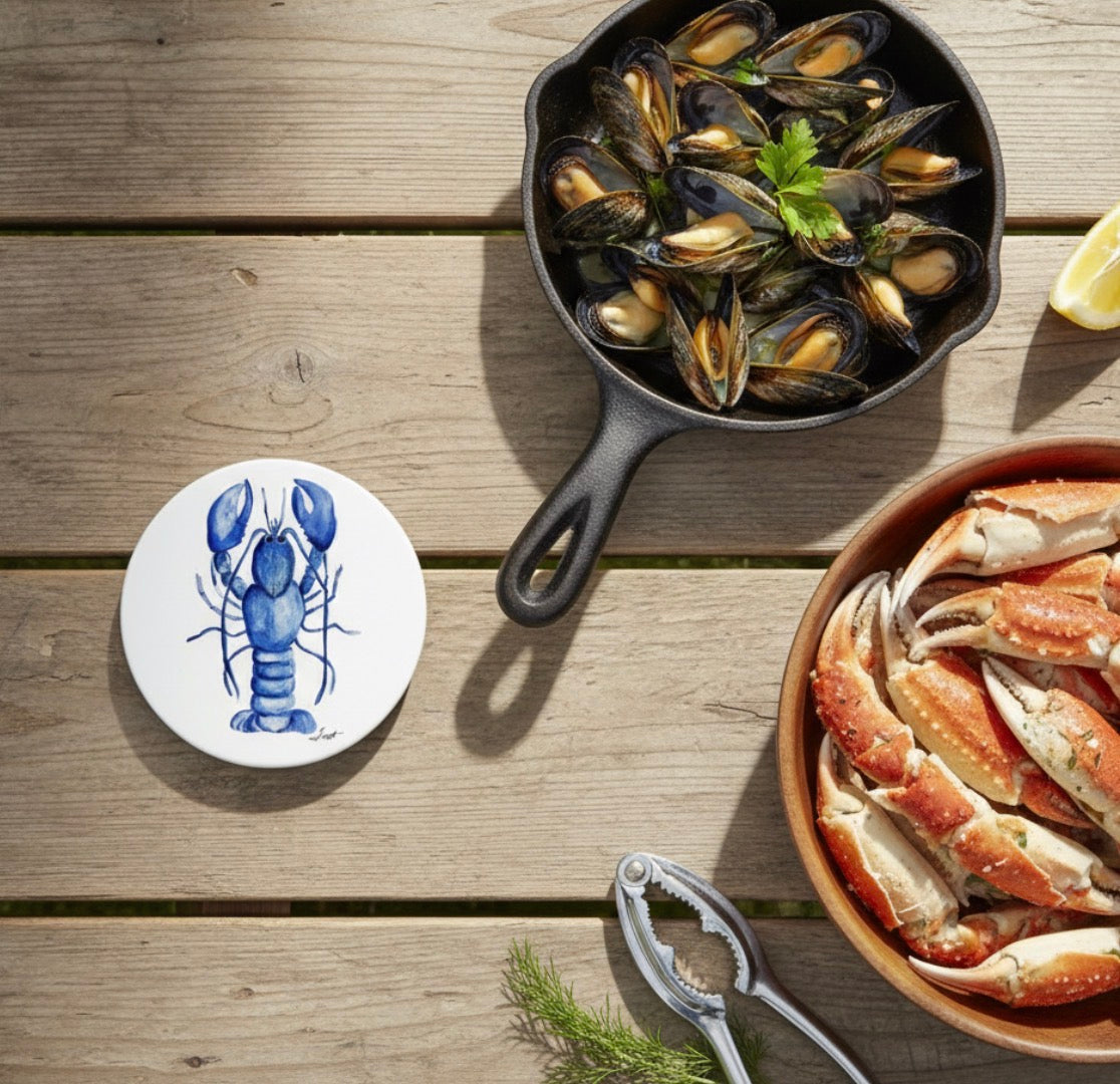 Blue Lobster Coaster