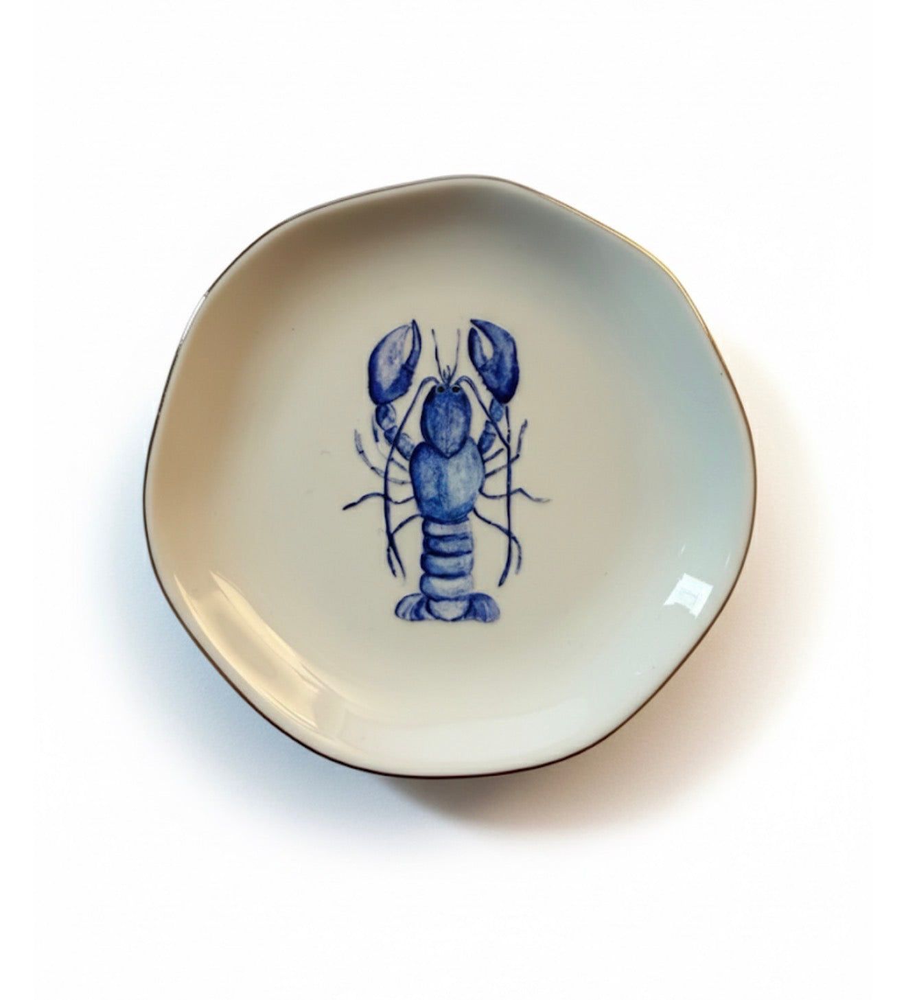 Blue Lobster Jewelry Dish