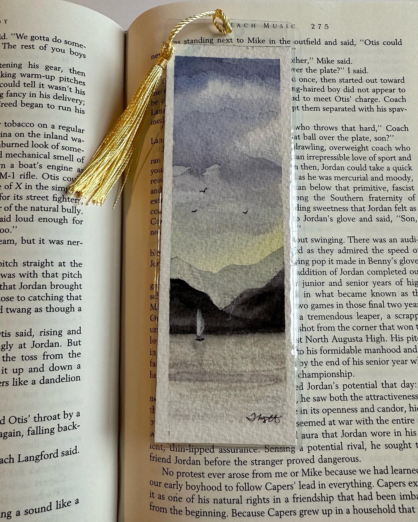 Sailboat on Lake Bookmark