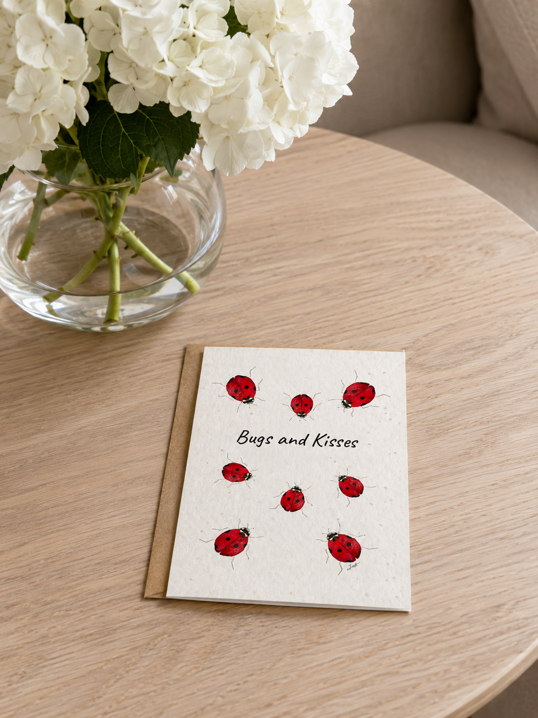 Plantable Seed Card - Love Bugs and Kisses