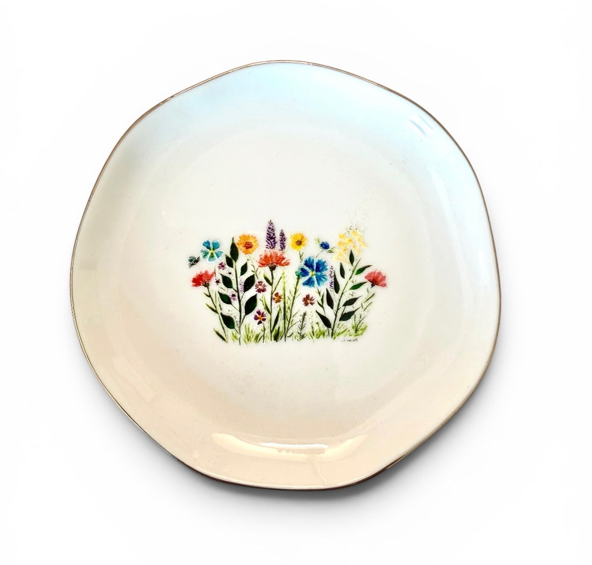 Wildflowers Jewelry & Trinket Dish - Original Art Series