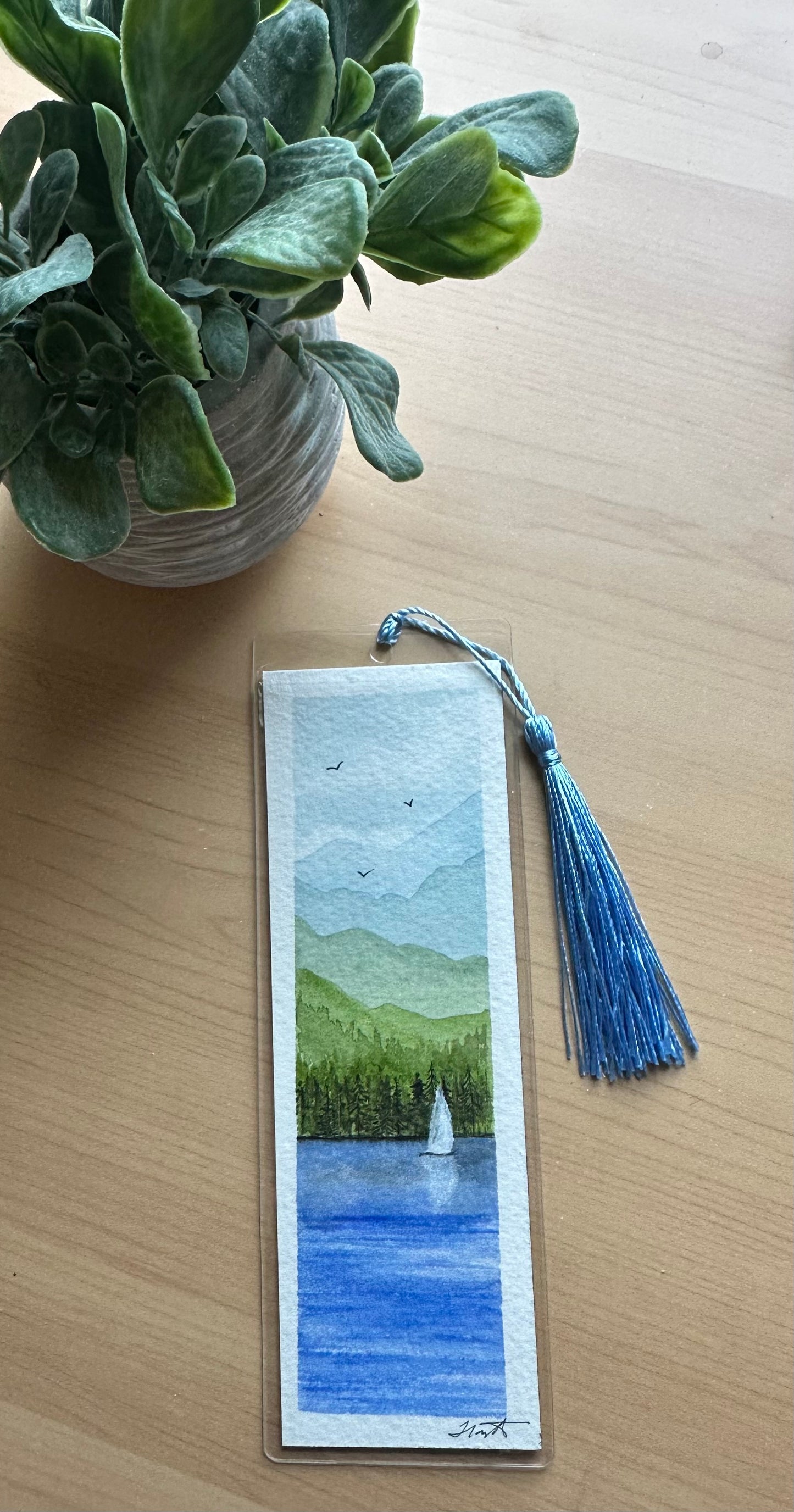 Mountain Lake Bookmark