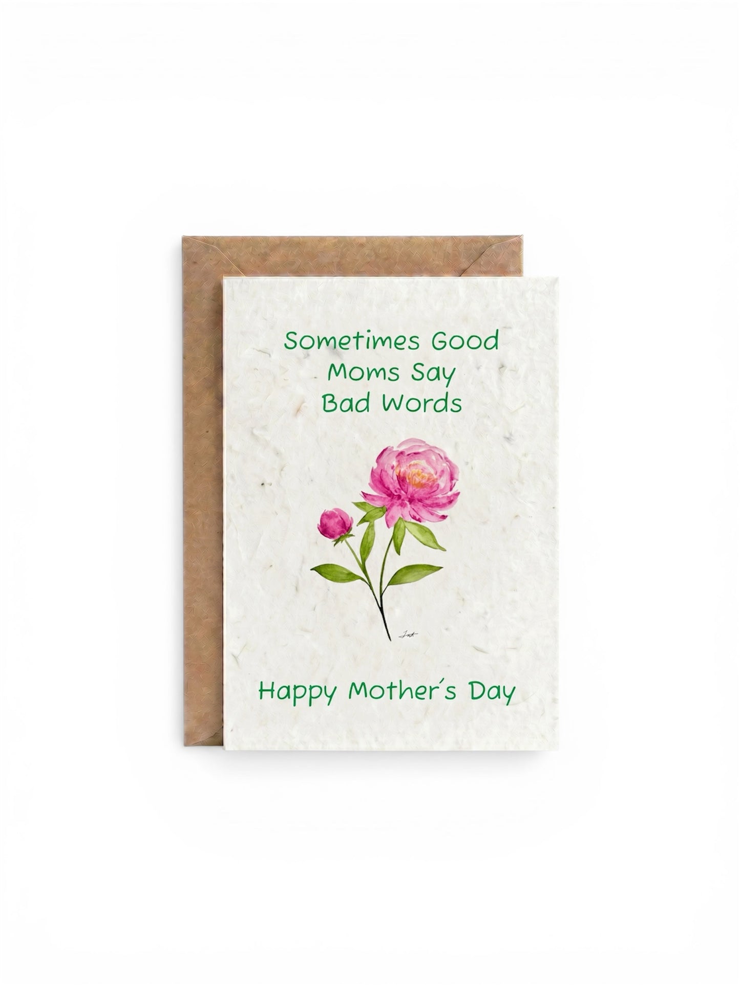 Plantable Seed Card Mother's Day Mom - Bad Words Funny