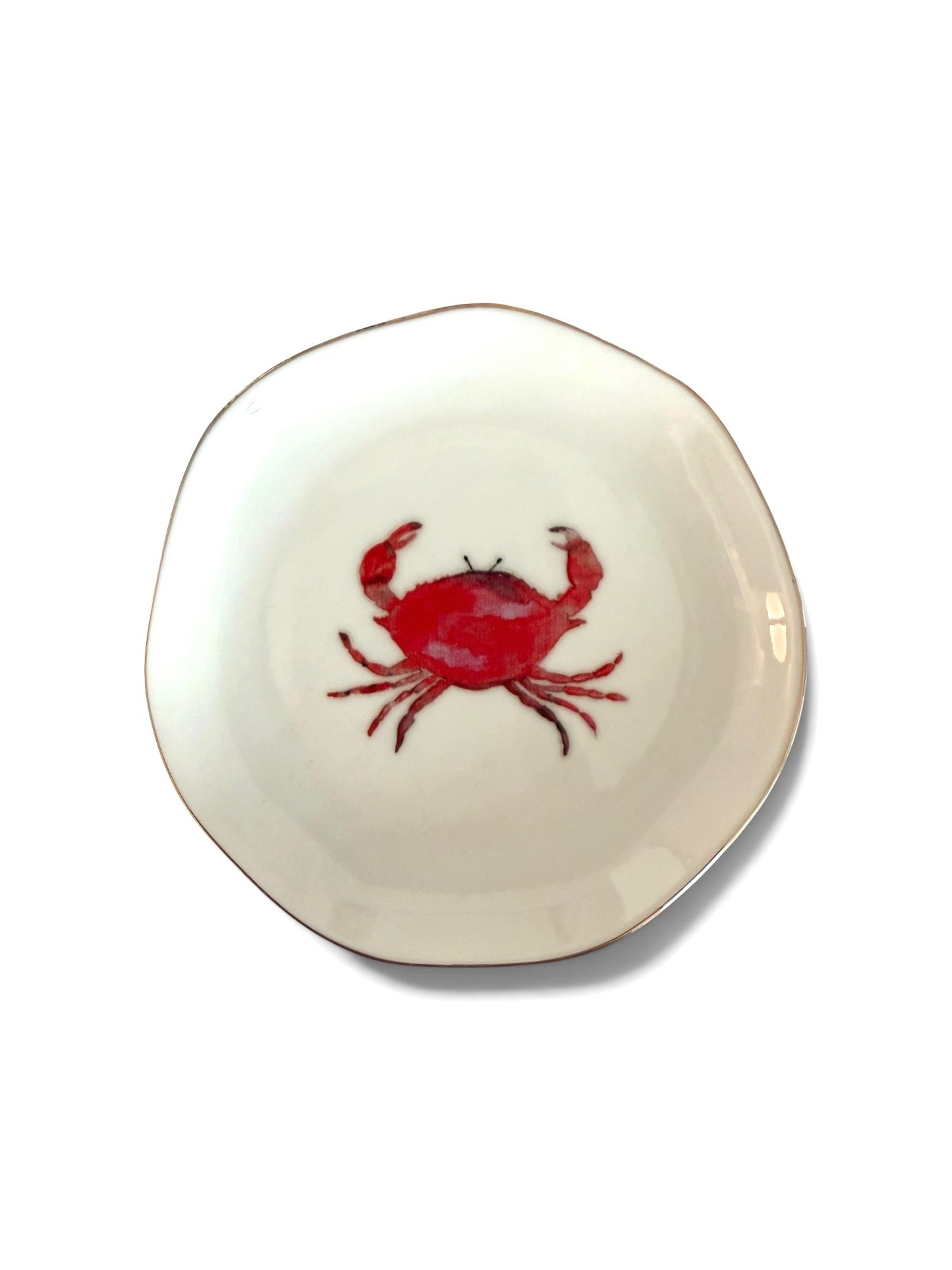 Red Crab Jewelry & Trinket Dish - Original Art Series