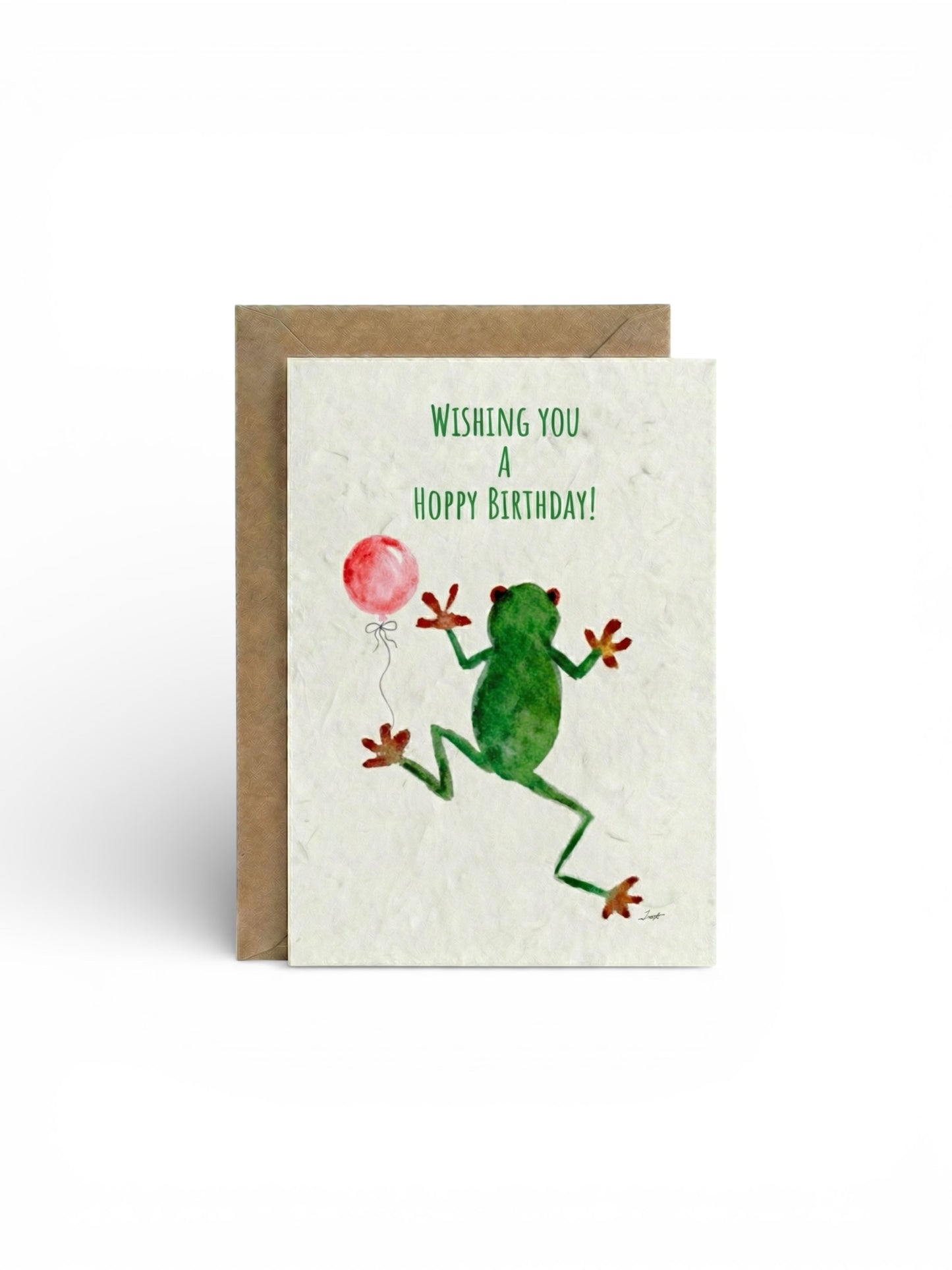 Plantable Seed Card Birthday Frog HB