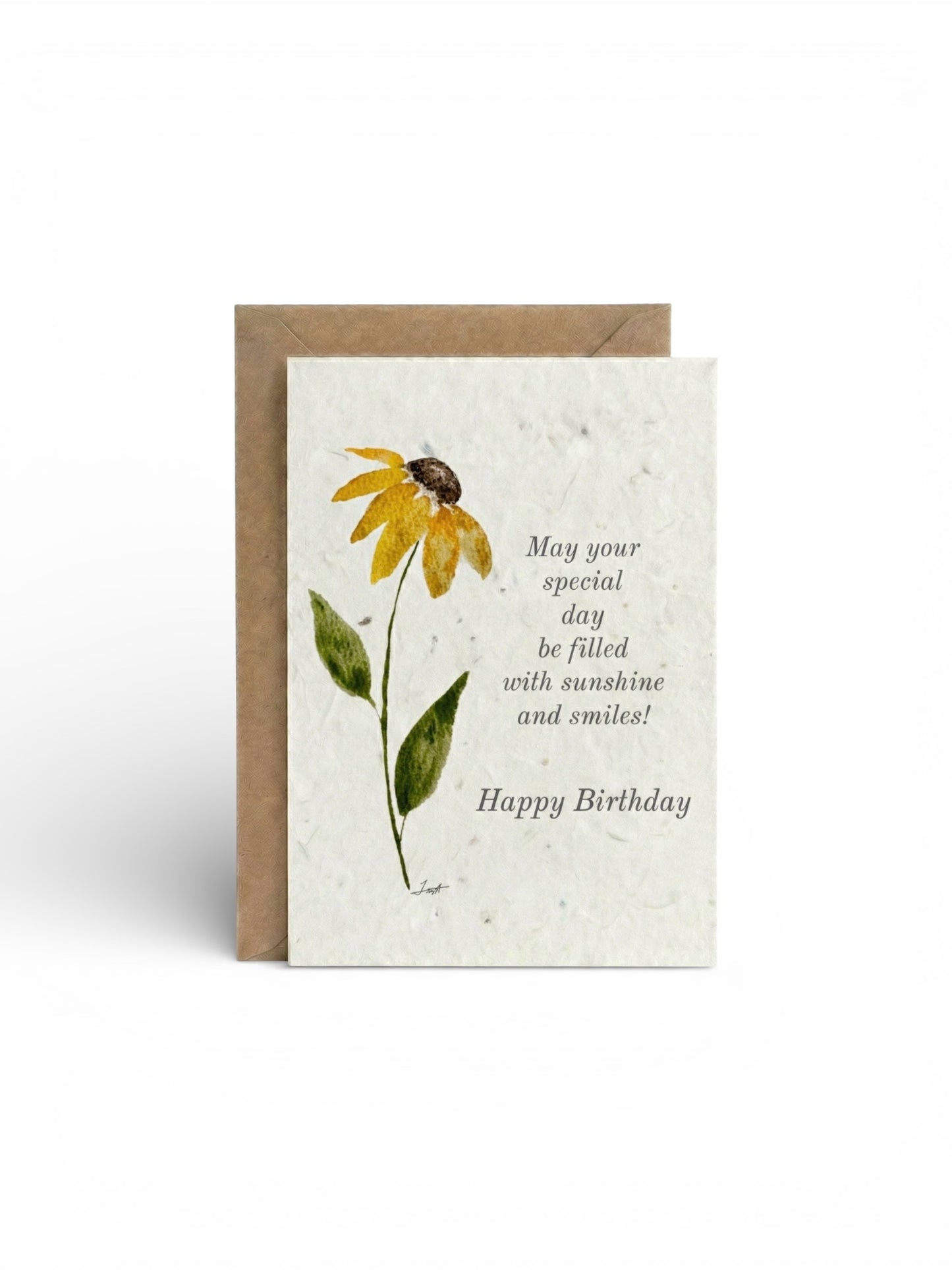 Plantable Seed Card Birthday Black Eyed Susan