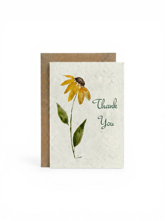 Plantable Seed Card Thank You Black Eyed Susan TY