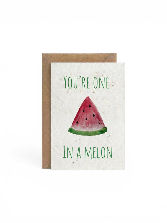 Plantable Seed Card Melon Love