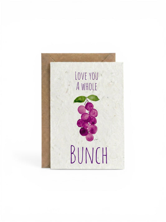 Plantable Seed Card Bunch Love