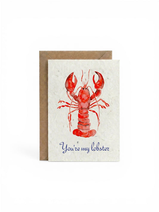 Plantable Seed Card Lobster Love