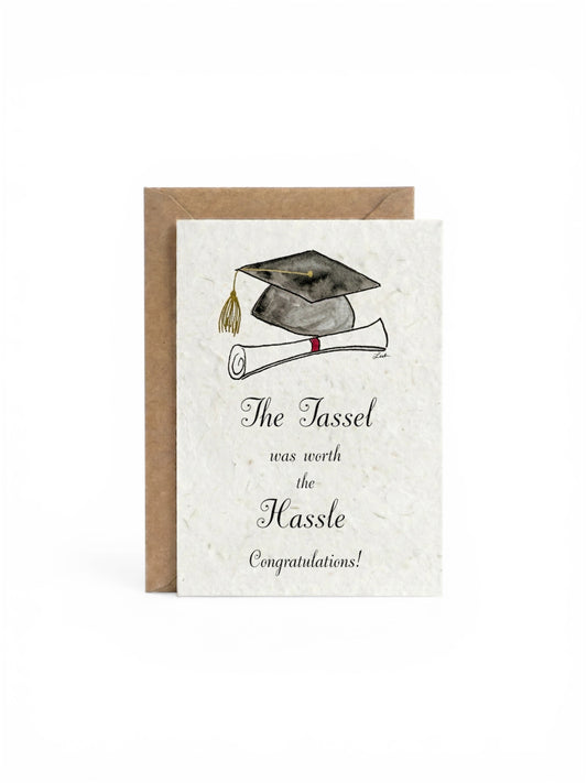 Plantable Seed Card Graduation Tassel