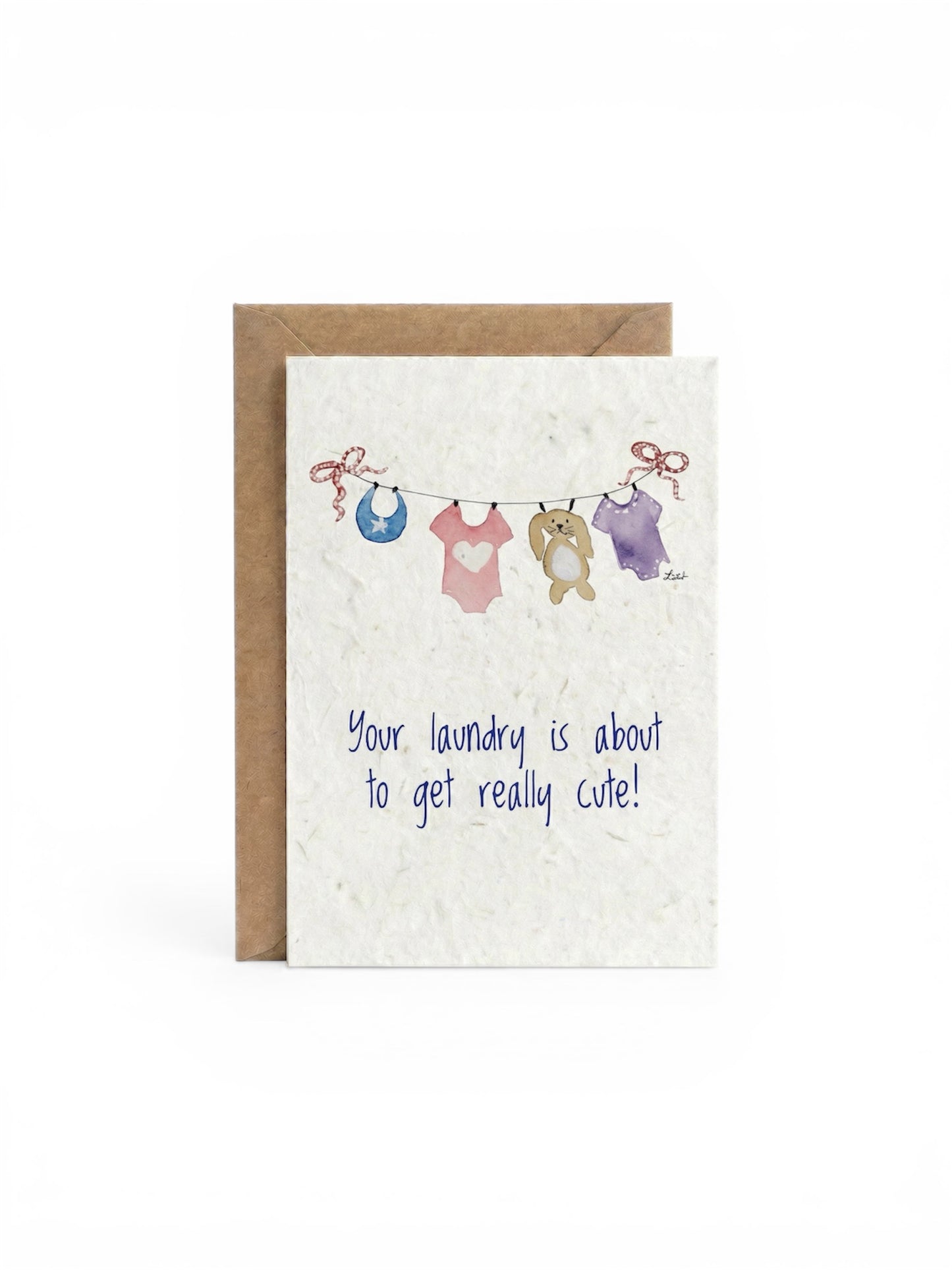 Plantable Seed Card Baby-Laundry