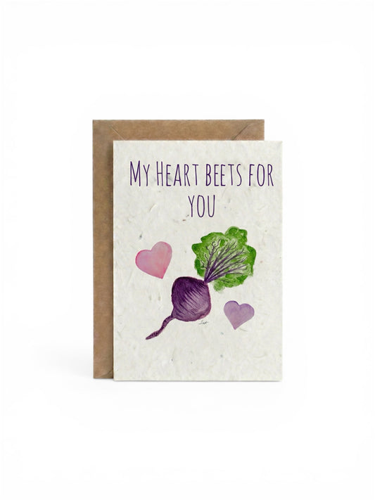 Plantable Seed Card Beets Love