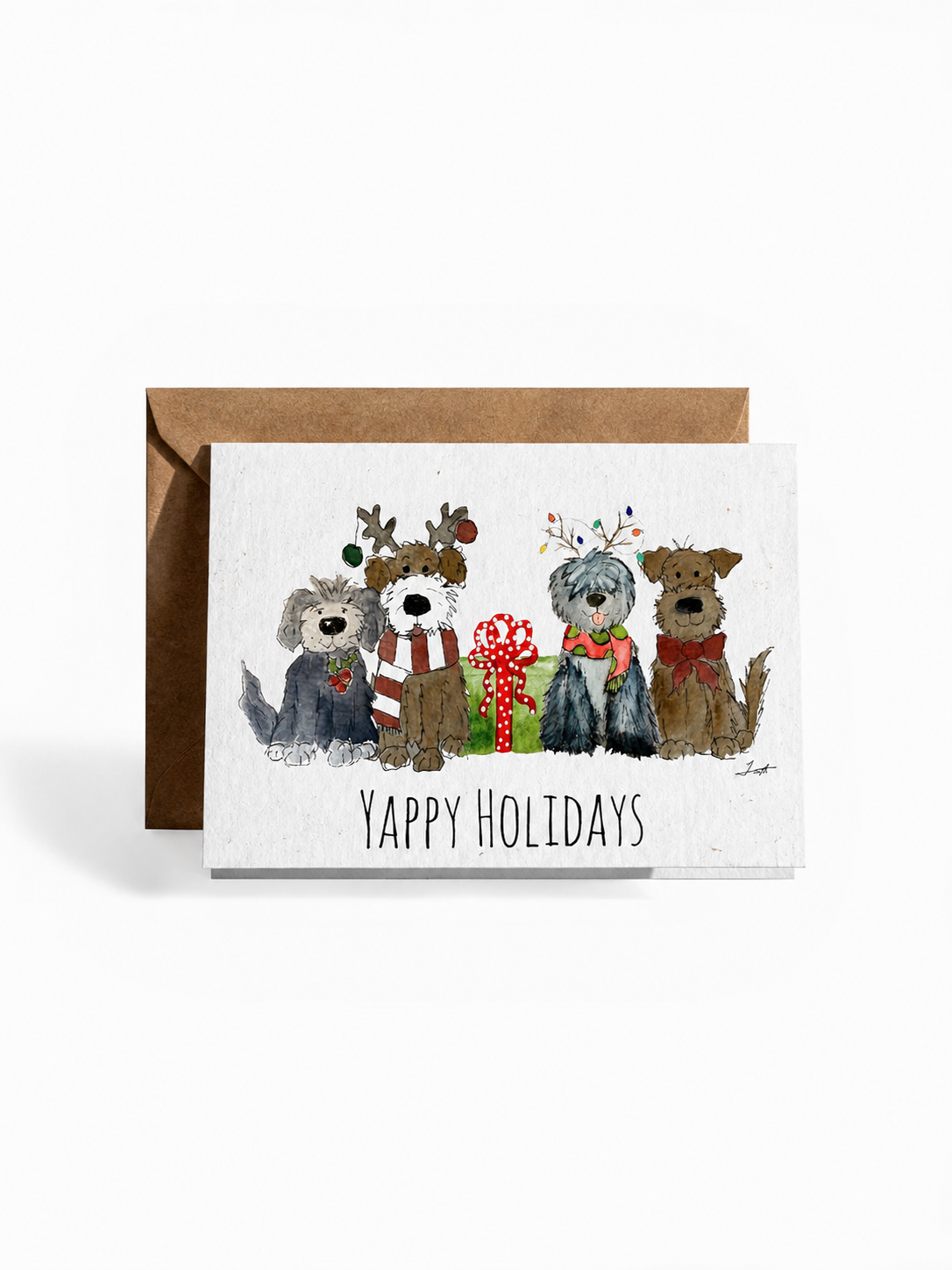 Plantable Seed Card - Christmas Yappy Holidays