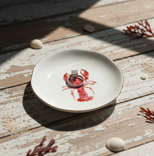 Red Lobster Jewelry Dish