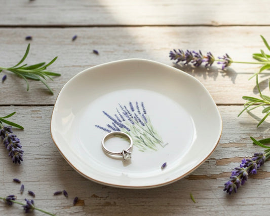 Lavender Jewelry Dish
