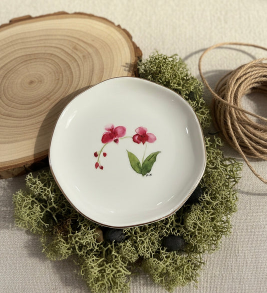Orchid Jewelry Dish