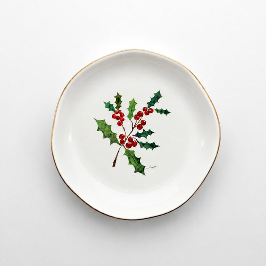 Holly Jewelry & Trinket Dish - Original Art Series