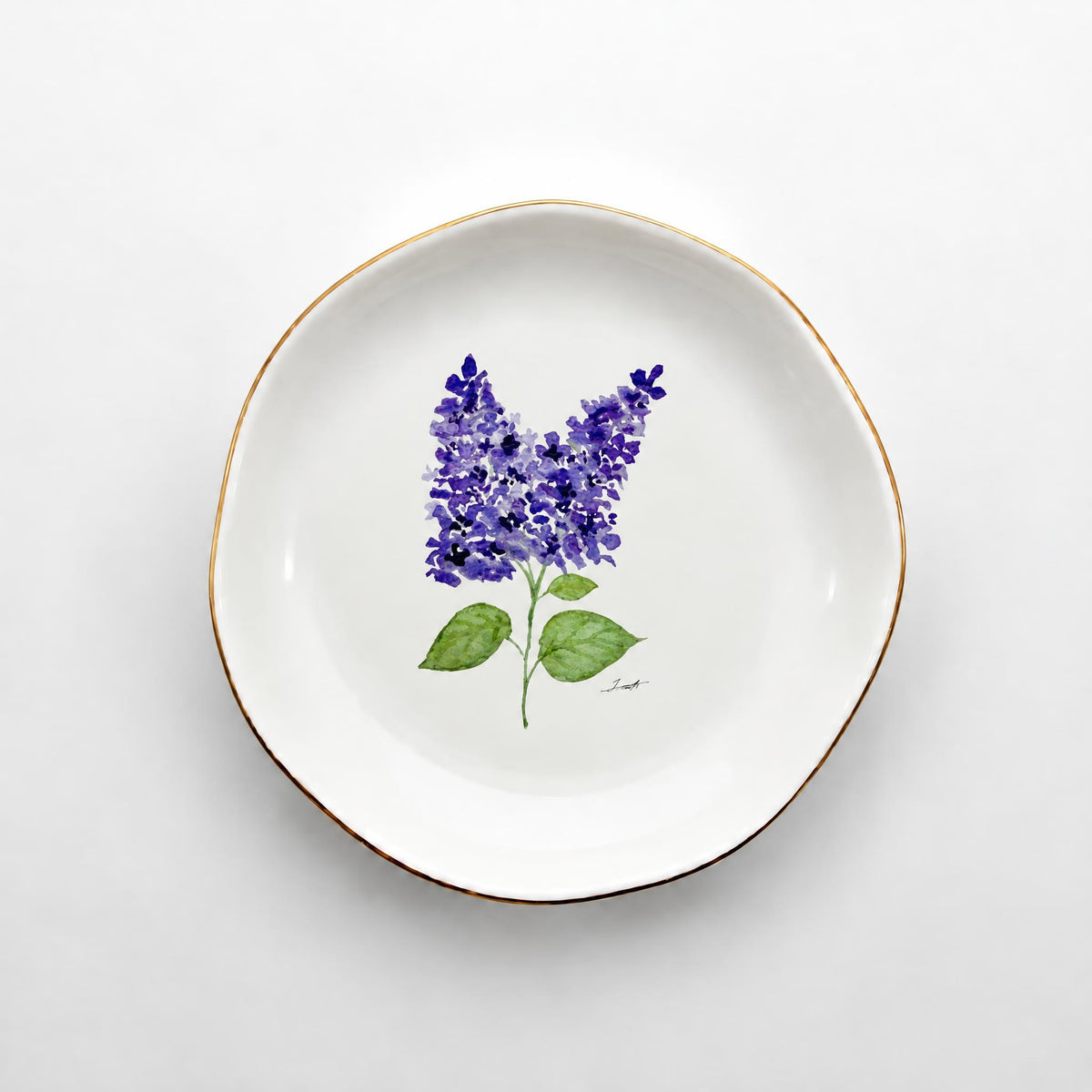 Lilac Jewelry & Trinket Dish - Original Art Series