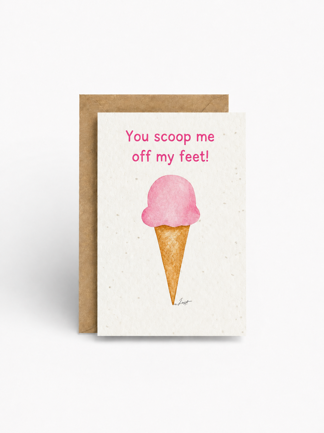 Plantable Seed Card - Birthday Ice Cream Scoop
