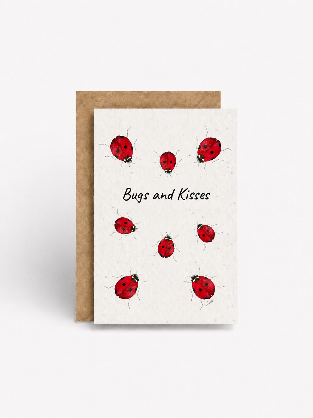 Plantable Seed Card - Love Bugs and Kisses
