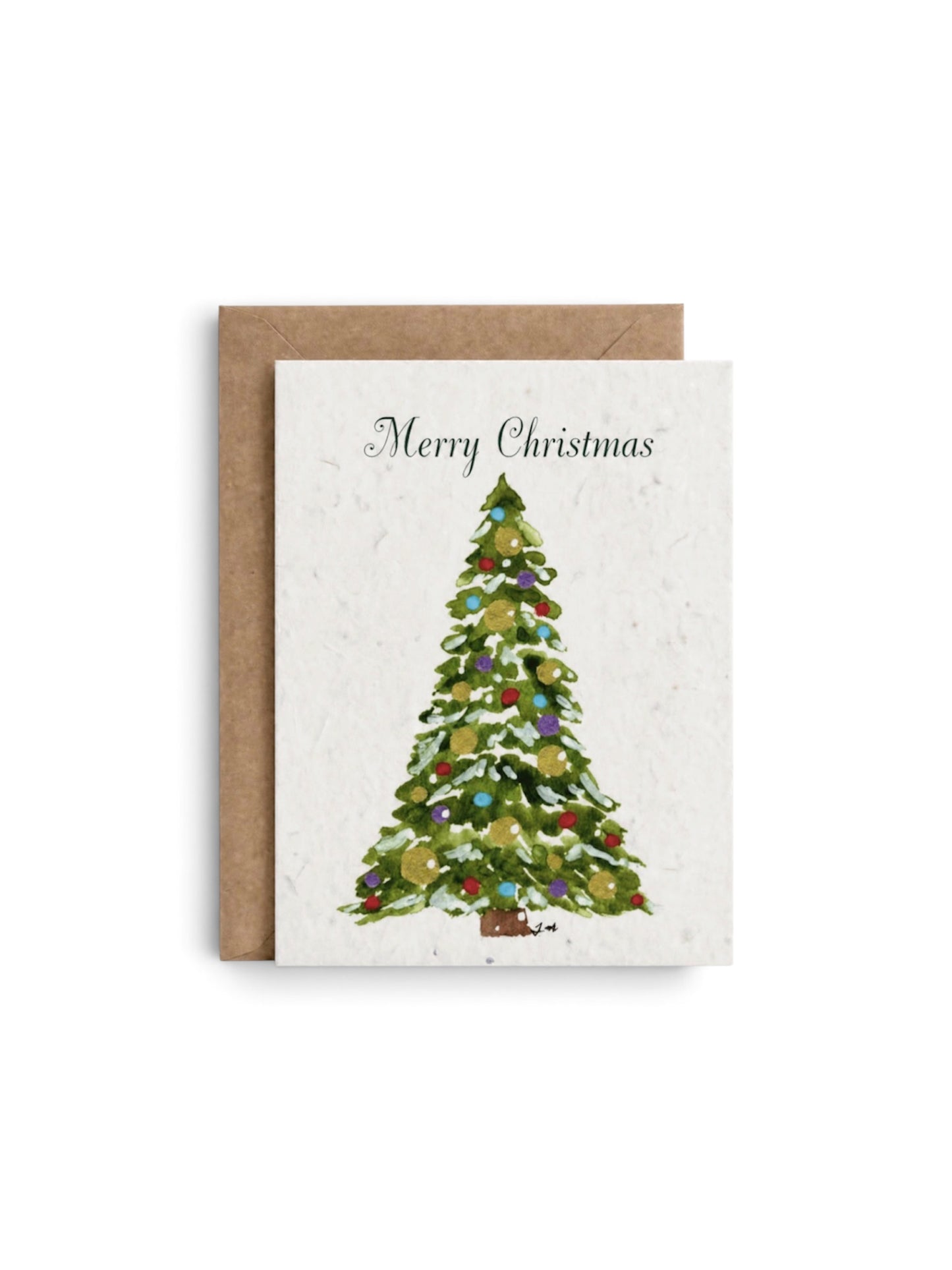 Plantable Seed Card - Christmas Xmas Tree Merry Christmas