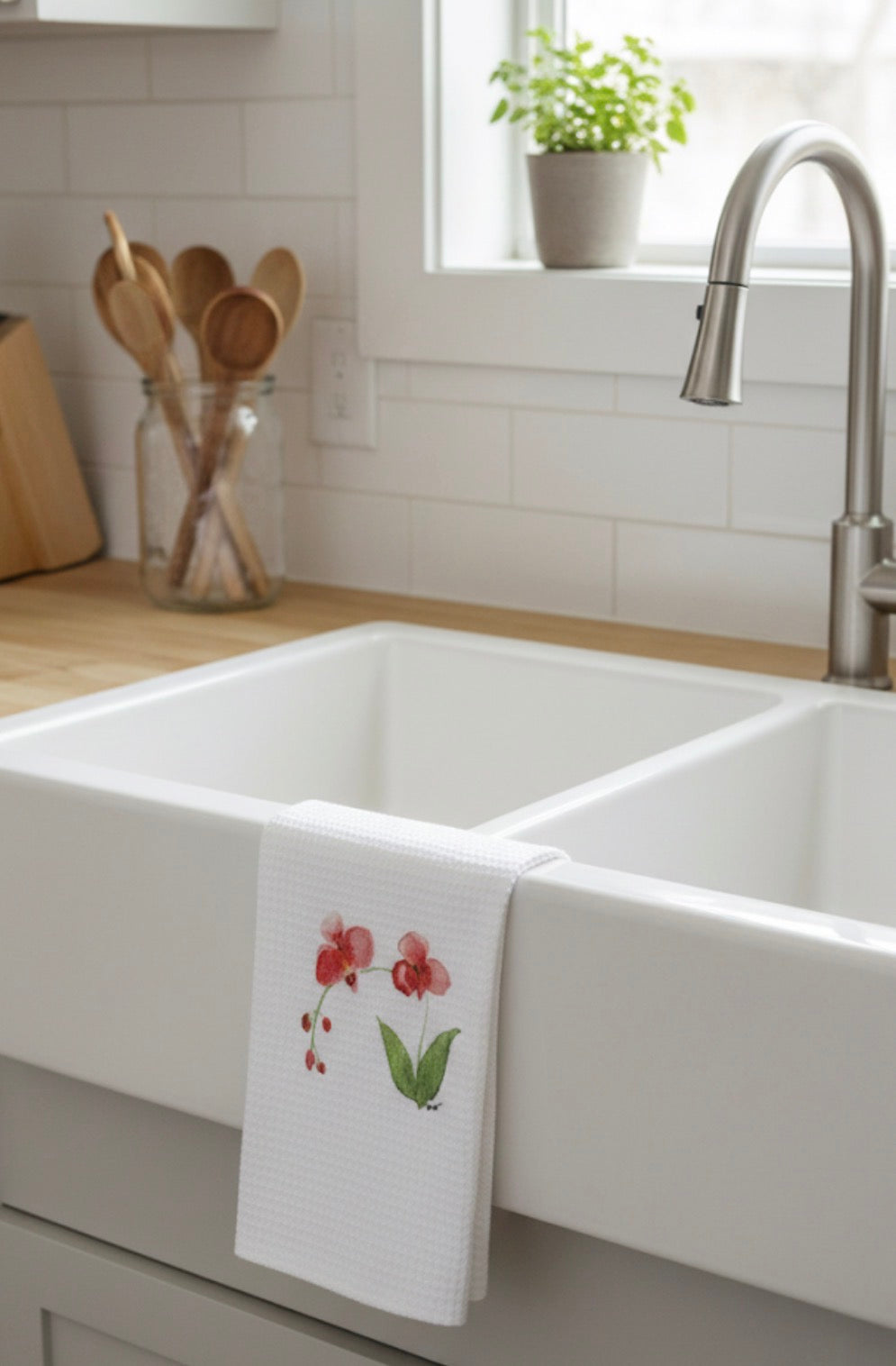 Orchid Kitchen Towel