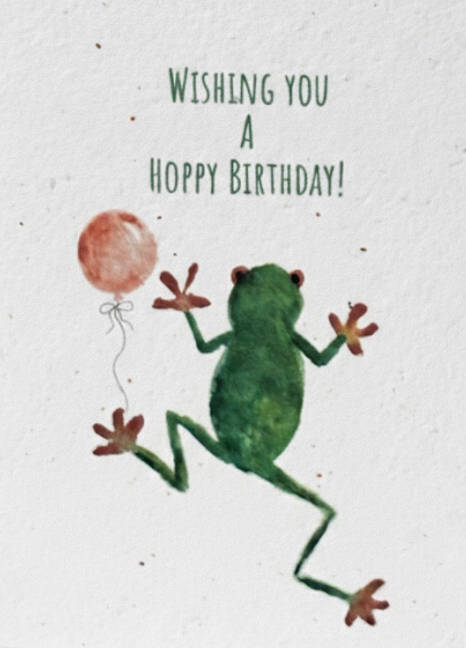 Plantable Seed Card Birthday Frog HB