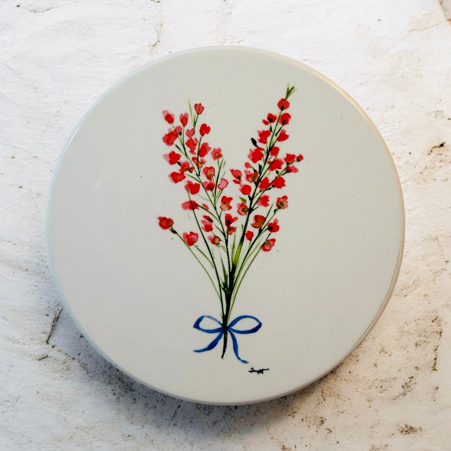 Pink Flower Coasters