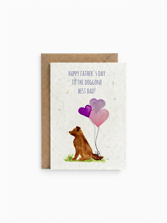 Plantable Seed Card Father's Day - Doggone